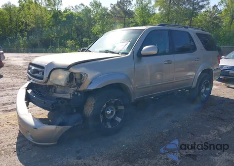 2004 Toyota Sequoia Sr5 V8 z USA, uszkodzony, nr VIN 5TDZT34A94S213809